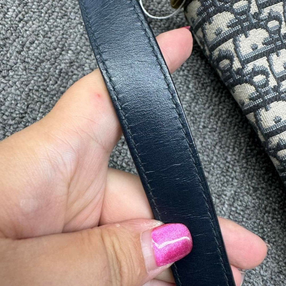 100% Authentic DIOR Saddle Cloth Crossbody bag - Picture 15 of 16